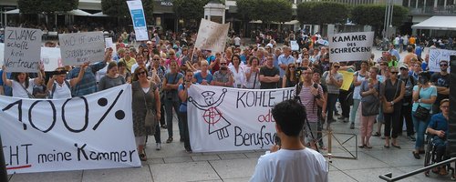 Demo gegen die Pflegekammer in Mainz 06.08.2016