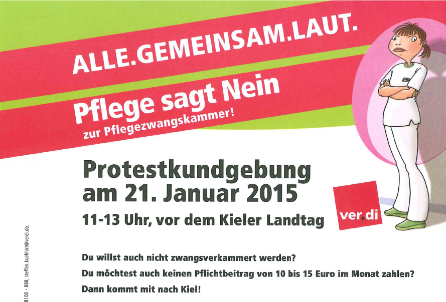 Pflegedemo Kiel  -  JAN15