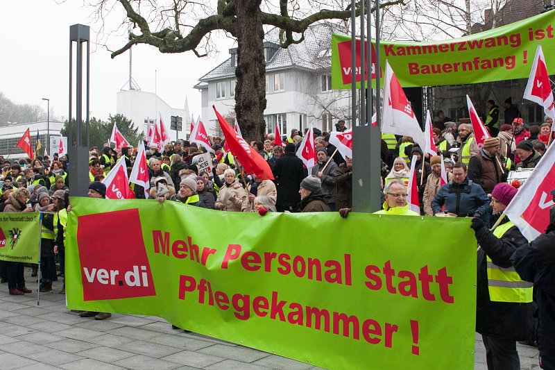 Pflegekammer-Demo in Kiel - 21JAN15