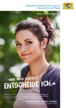 Eines von fünf Plakaten aus Bayern