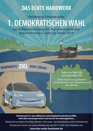 Plakat HWK-Wahl